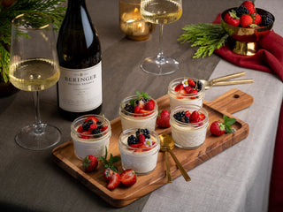 A Holiday Dessert with Private Reserve Chardonnay