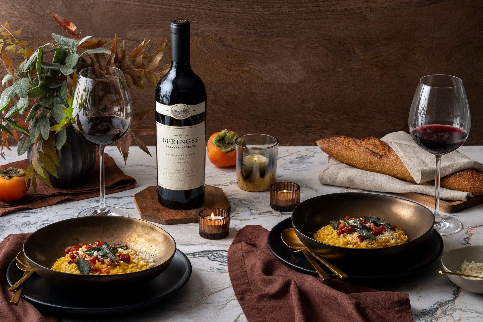 Cabernet & Pumpkin Risotto – Beringer