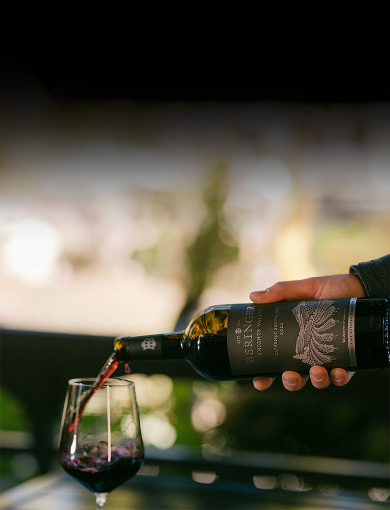 Beringer Knights Valley Pouring