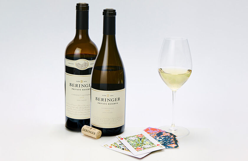 Beringer Refined Collection with Cynthia Rowley Playing Cards