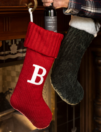 Knights Valley Cabernet Sauvignon in stocking