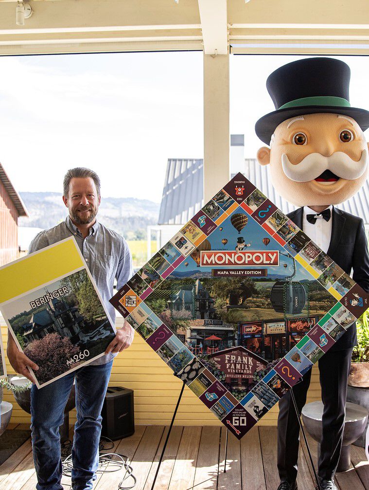 Mr Monopoly and Winemaker Ryan Rech