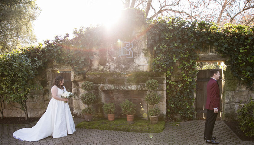 Wine country wedding at Beringer estate