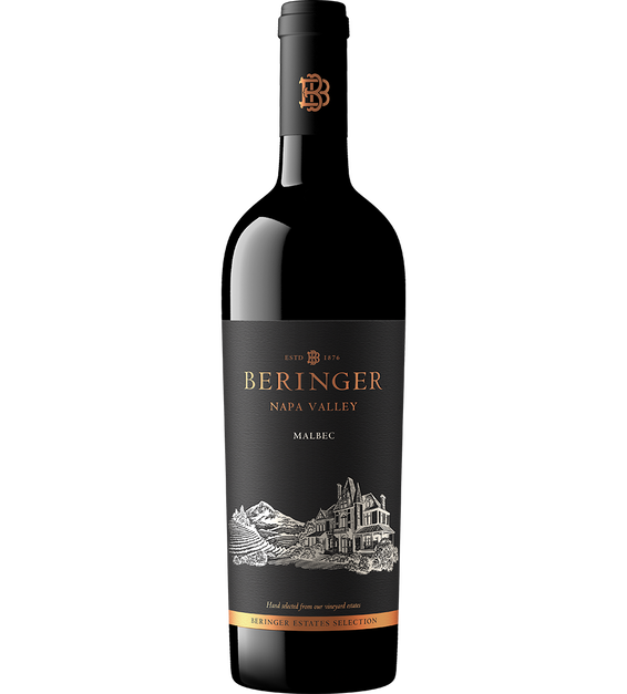2018 Beringer Winery Exclusive Napa Valley Malbec Bottle Shot