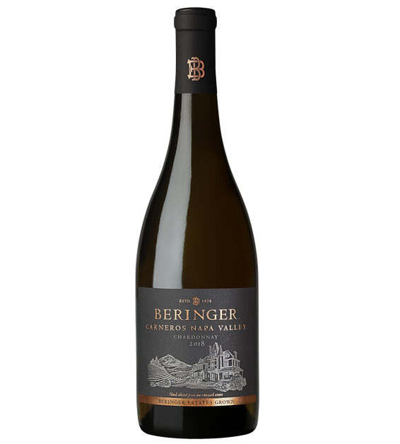 2018 Beringer Winery Exclusive Carneros Chardonnay Bottle Shot