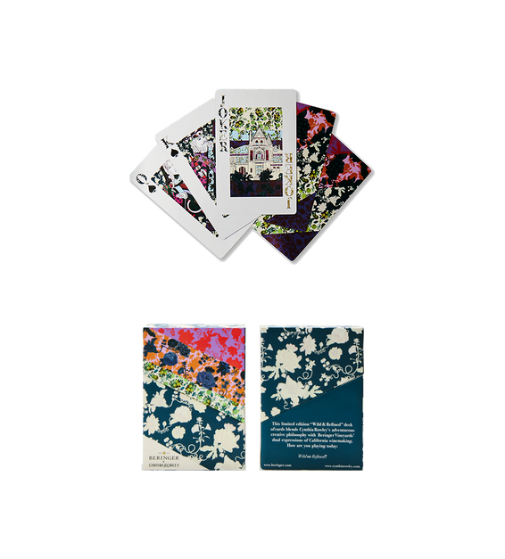 Beringer x Cynthia Rowley Wild & Refined Playing Cards Shot