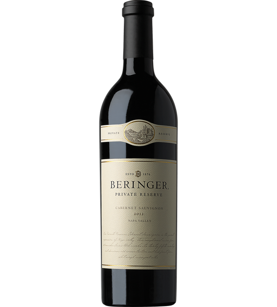 Beringer 2012 Private Reserve Cabernet Sauvignon Bottle Shot