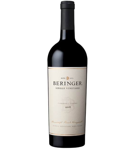 2018 Bancroft Ranch Howell Mountain Cabernet Franc Bottle Shot