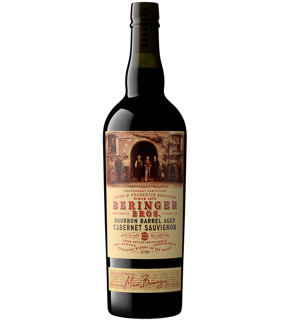 2021 Beringer Bros Bourbon Barrel Aged Cabernet Sauvignon Bottle Shot