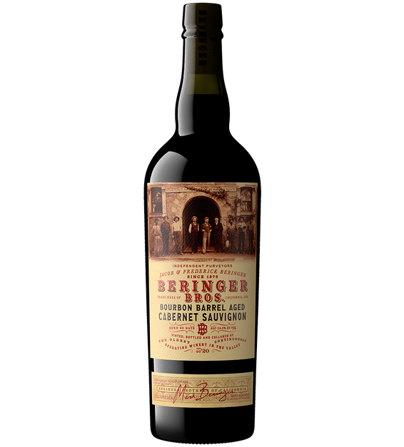 2020 Beringer Brothers Bourbon Barrel Aged Cabernet Sauvignon Bottle Shot
