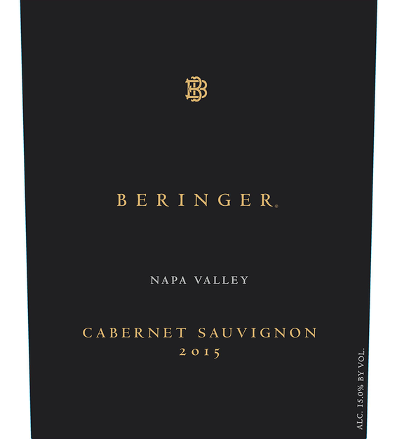 2015 Beringer Distinction Series Napa Valley Cabernet Sauvignon Front Label