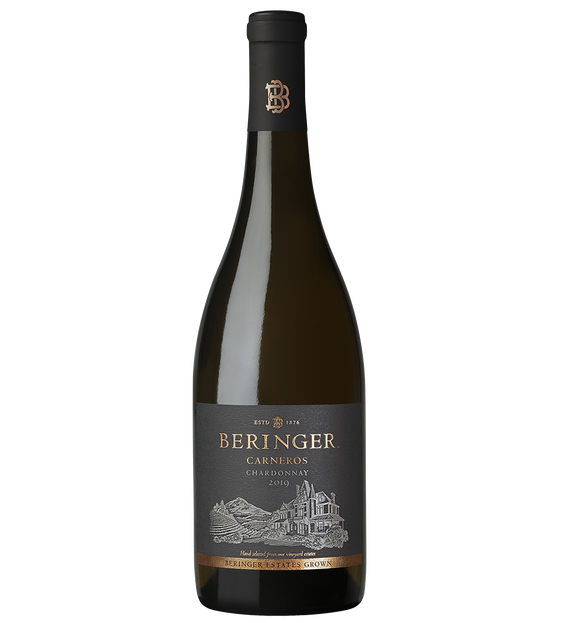 2019 Beringer Winery Exclusive Carneros Chardonnay Bottle Shot