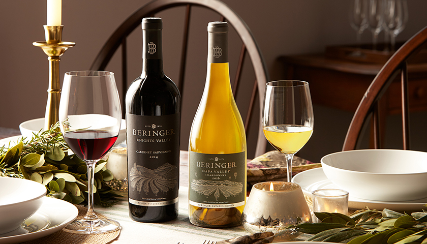 Beringer Knights Valley Cabernet Sauvignon & Napa Valley Chardonnay